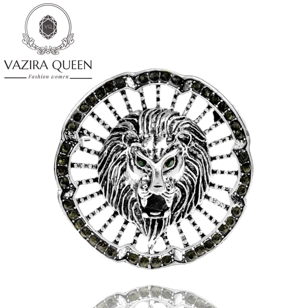VQ Lion Brooch